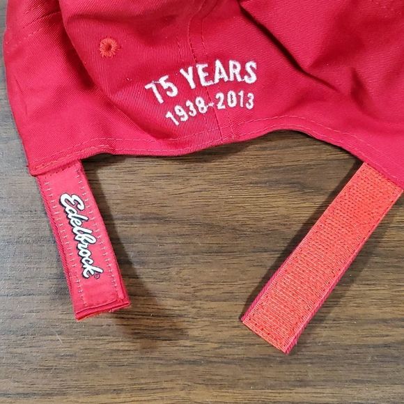 Edelbrock Hat Cap Red Strap Back Adjustable Casual Men - Picture 5 of 5